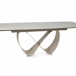 MESA CERÂMICA INFINITY TRAVERTINO/CAXEMIRA BEGE 160(240)X95