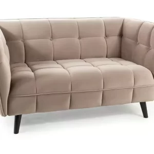 SOFA CASTELLO 2 VELUDO C. BEGE BLUVEL 40 / WENGE